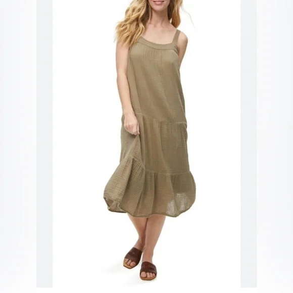 MICHAEL STARS NWOT EVIE GAUZE DRESS - Picture 2 of 11